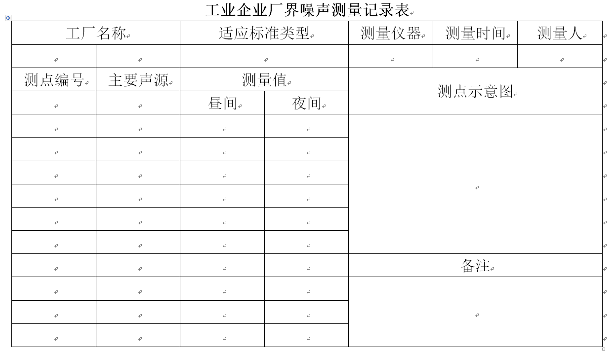 工业企业厂界噪声测量方法